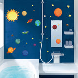 Solar System Wall Stickers for Kids Rooms