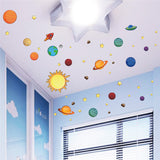 Solar System Wall Stickers for Kids Rooms